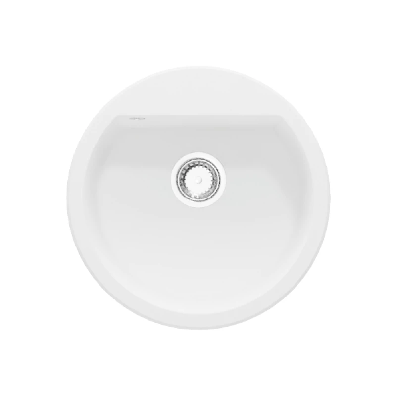 Chiuveta Sandonna LENA 510, Quart, Alb, 51 x 51