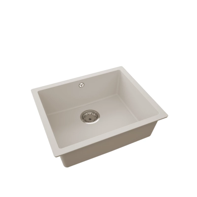 Chiuveta Sandonna Joanna 550, Quart, Bej nisip, 55 x 46