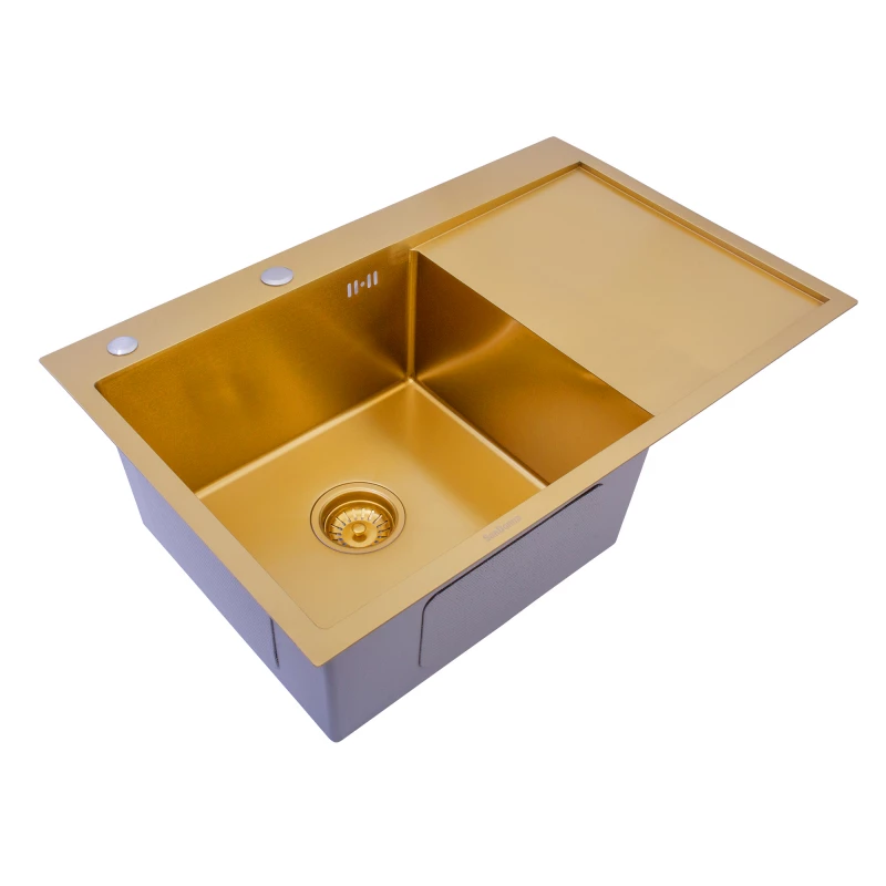Chiuveta Sandonna HD7850, Inox, Auriu, 78 x 50