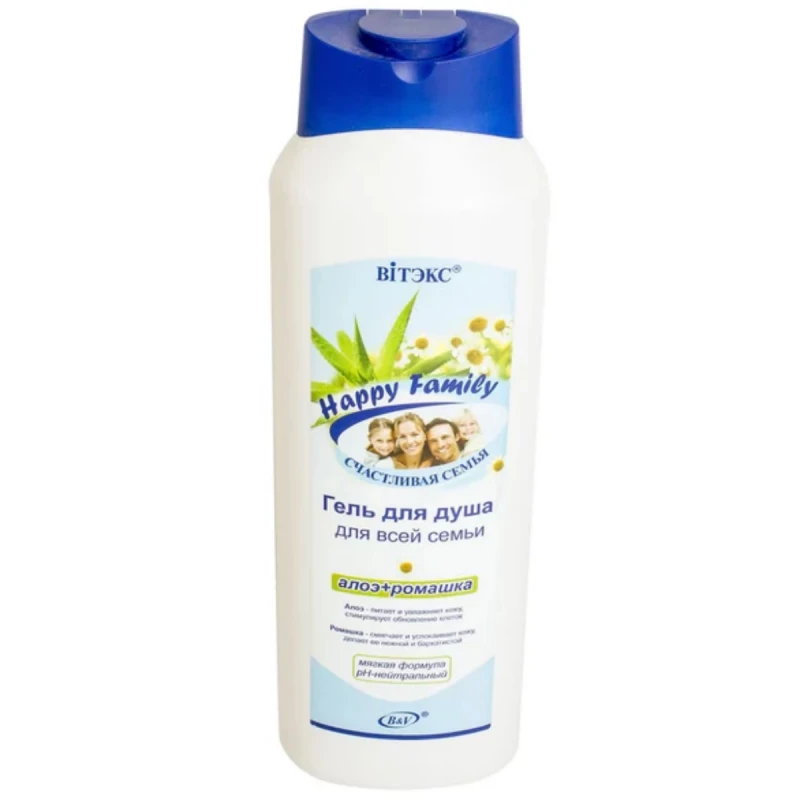 Gel de dus Organic Sh. Aloe+musetel К10, 1000 ml