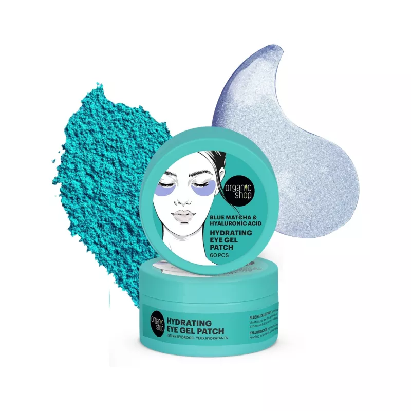 Patch pentru ochi Organic Sh. Hidratare Matcha albastru și acid hialuronic 60 buc К6