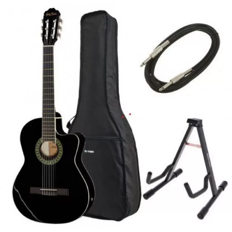 Гитара CM
 Harley Benton CG200CE-BK Bundle
