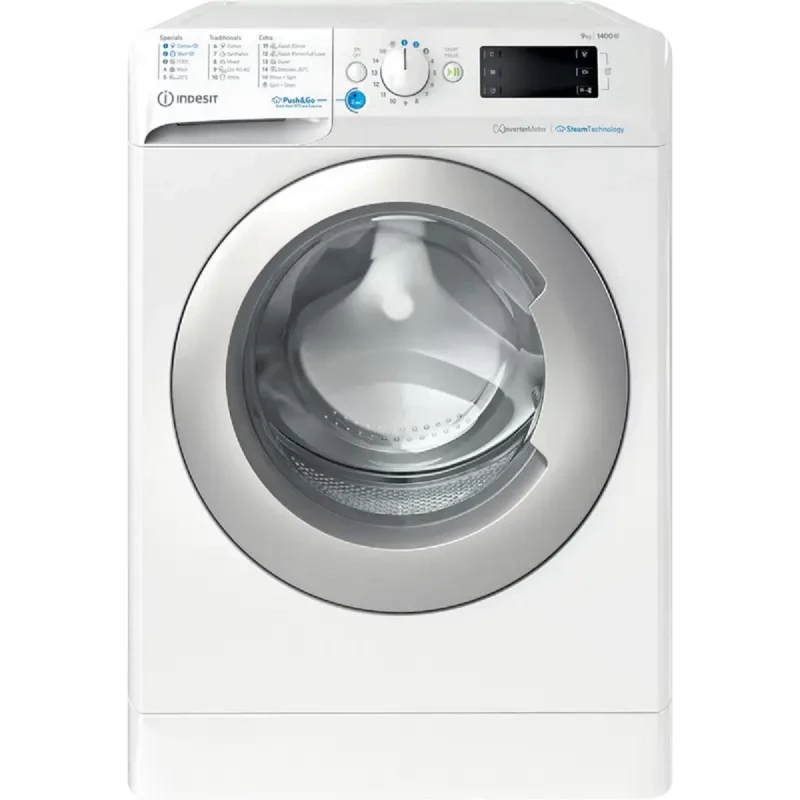 Стиральная машина Indesit BWE 91496X WSV EE, Полноразмерная, 9 кг, Белый, A