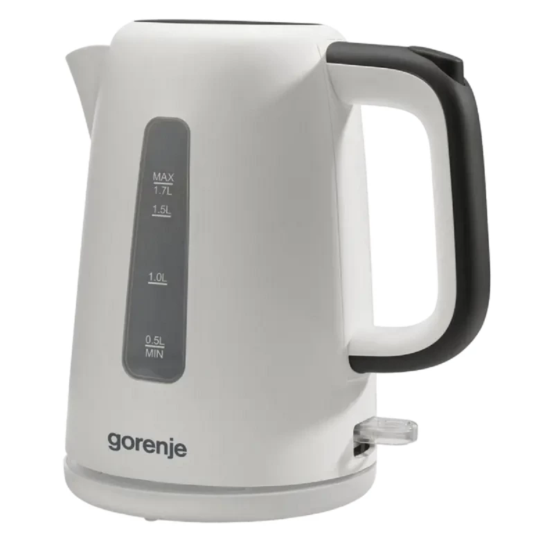 Ceainic electric GORENJE K17XG, 1.7 l, 2000 W, Alb, Negru