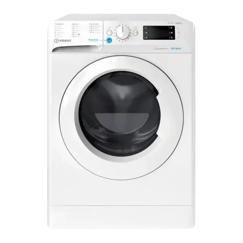 Masina de spalat rufe cu uscator Indesit BDE 96436 EWSV, Standard, 10 kg, 6 kg, 1400 RPM, 16 programe, Alb, D