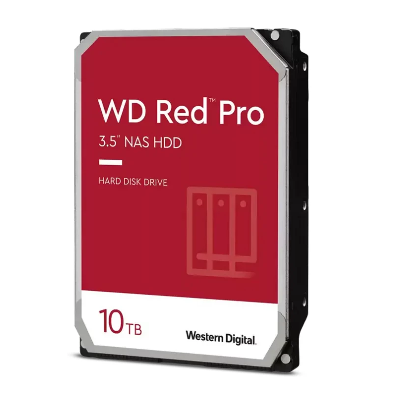 HDD WD 3.5" HDD 10.0TB-SATA- 256MB WESTERN DIGITAL "RED PRO (102KFBX)", NAS, CMR, 7200RPM, 2M (MTBF)