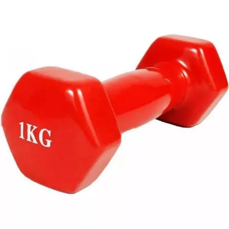 Гантель ASport A801R, 1x1 кг, Красный