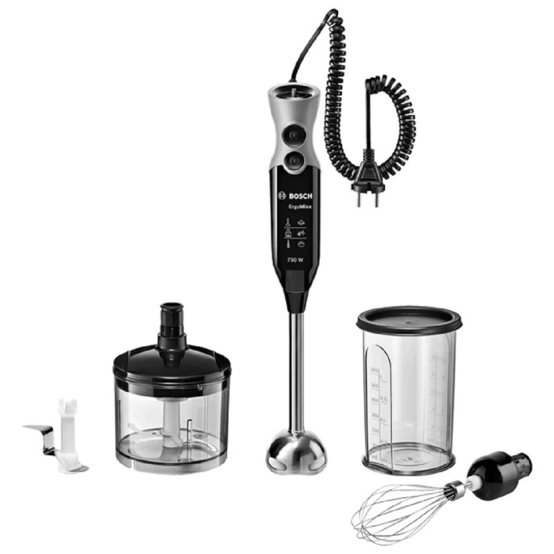Blender BOSCH MSM67170, 750 W, 0.6 l, Negru, Inox