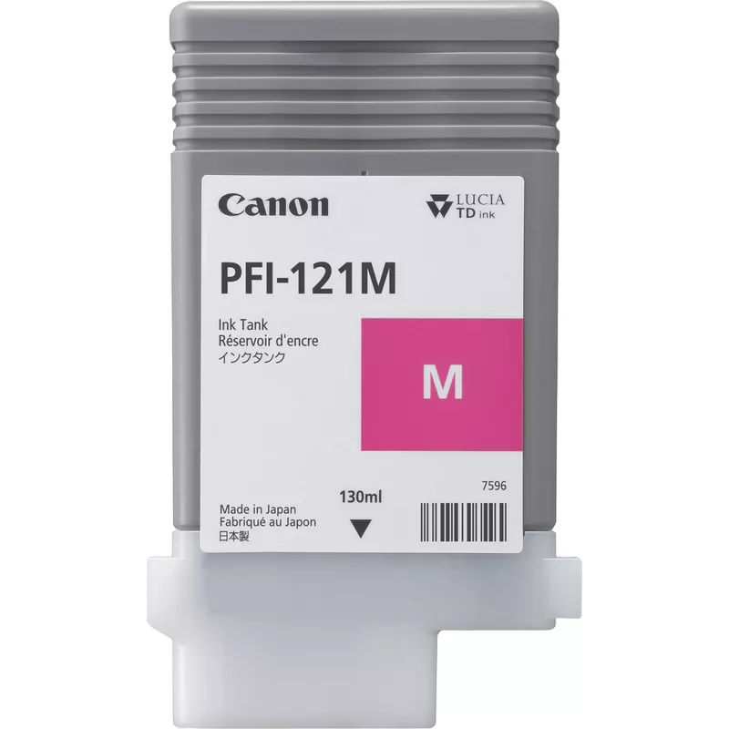 Cartus cerneala CANON INK CARTRIDGE PFI-121, MagentaInk cartridge for image PROGRAF TM-350, (130ml)