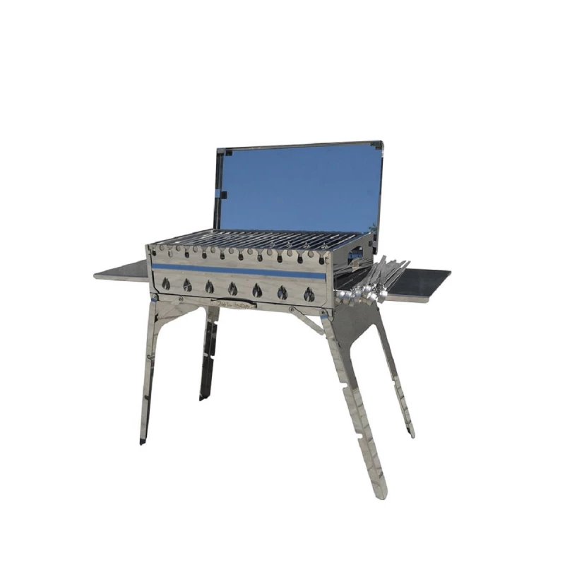 Gratar Chef MAX, Pliabil, Argintiu