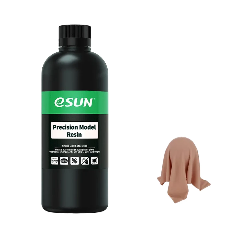 Filament ESUN PHOTOPOLYMER RESIN PRECISION MODEL RESIN, 0.5 KG, ORANGE RED