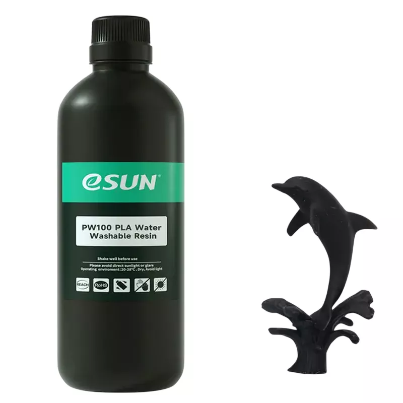 Filament ESUN PHOTOPOLYMER RESIN PW100 PLA WATER WASHABLE RESIN, 0.5 KG