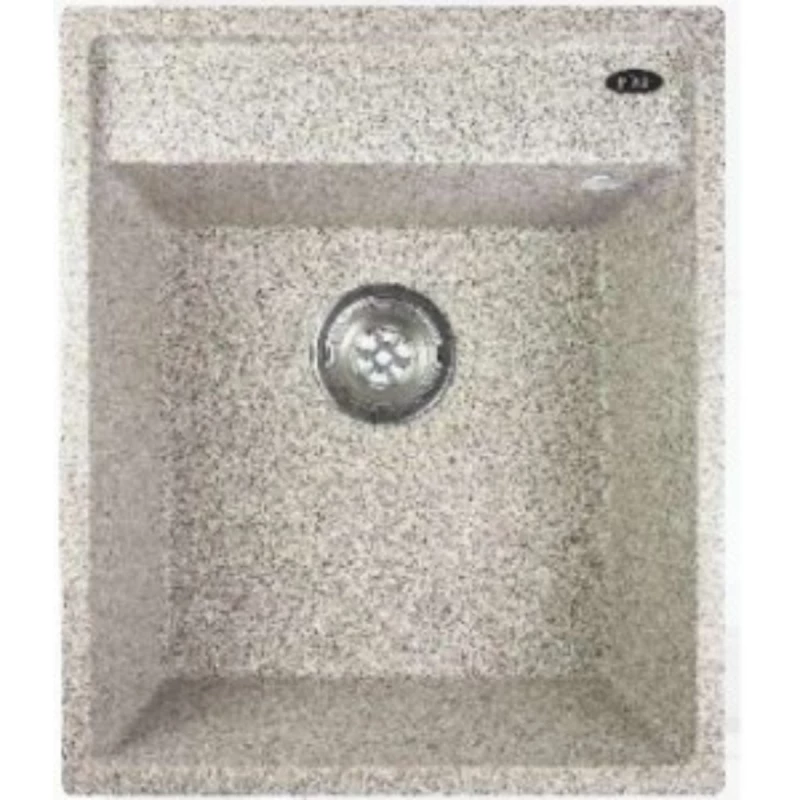 Chiuveta TORNADO AMANDA OBSIDIAN, Granit, Negru, 52x44