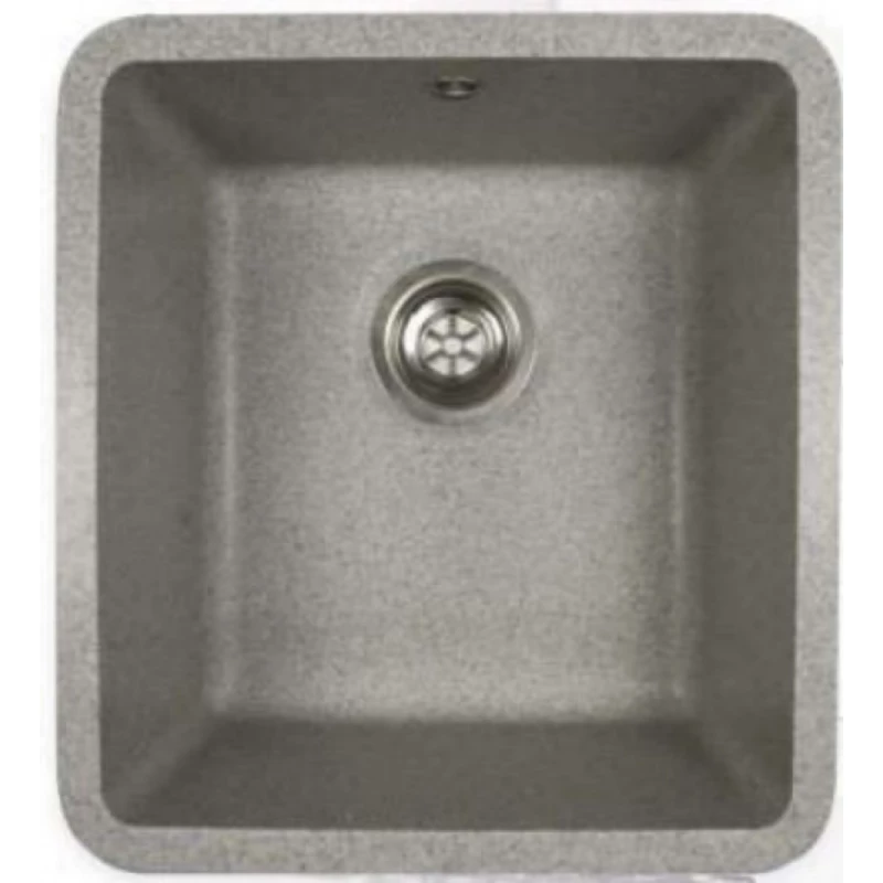 Chiuveta TORNADO BARBARA OBSIDIAN, Granit, Negru, 46x42