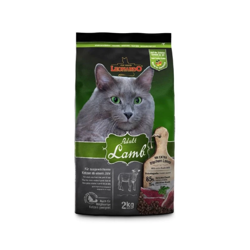 Hrana uscata LEONARDO LAMB & RICE, 2 kg