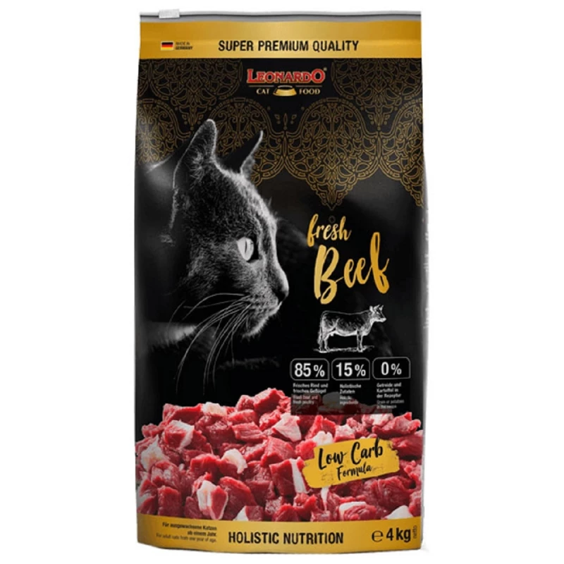 Hrana uscata LEONARDO BEEF & CHICKEN, 4 kg