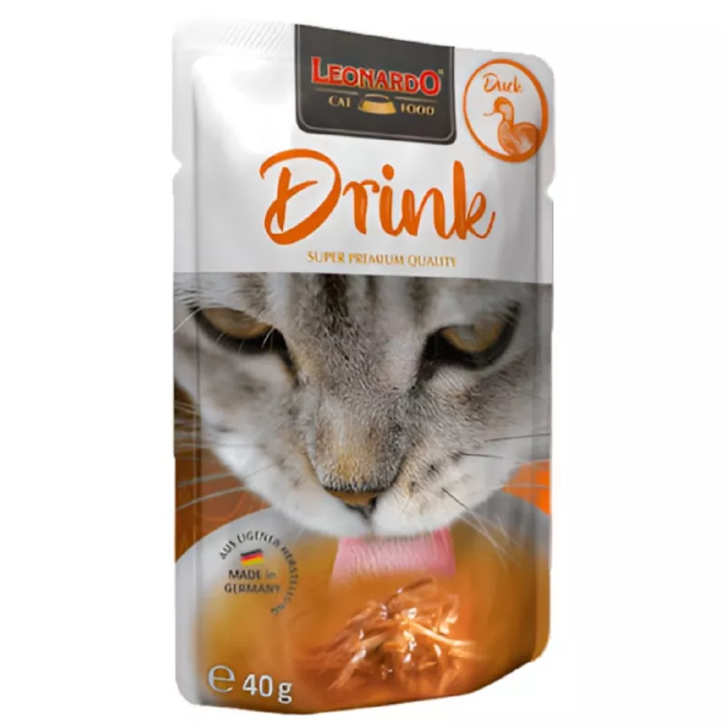 Hrana umeda LEONARDO DRINK DUCK, 40 g, 20 buc.