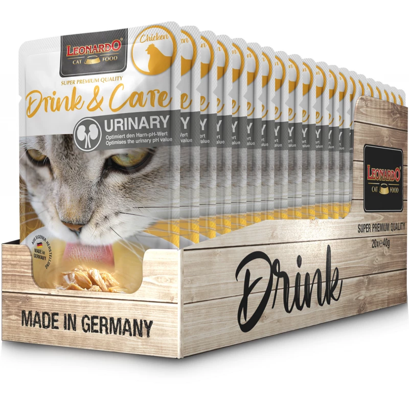 Hrana umeda LEONARDO DRINK URINARY, 40 g, 16 buc