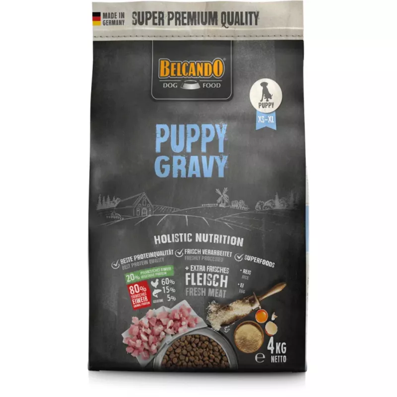 Сухой корм BELCANDO Puppy Gravy, 4 кг