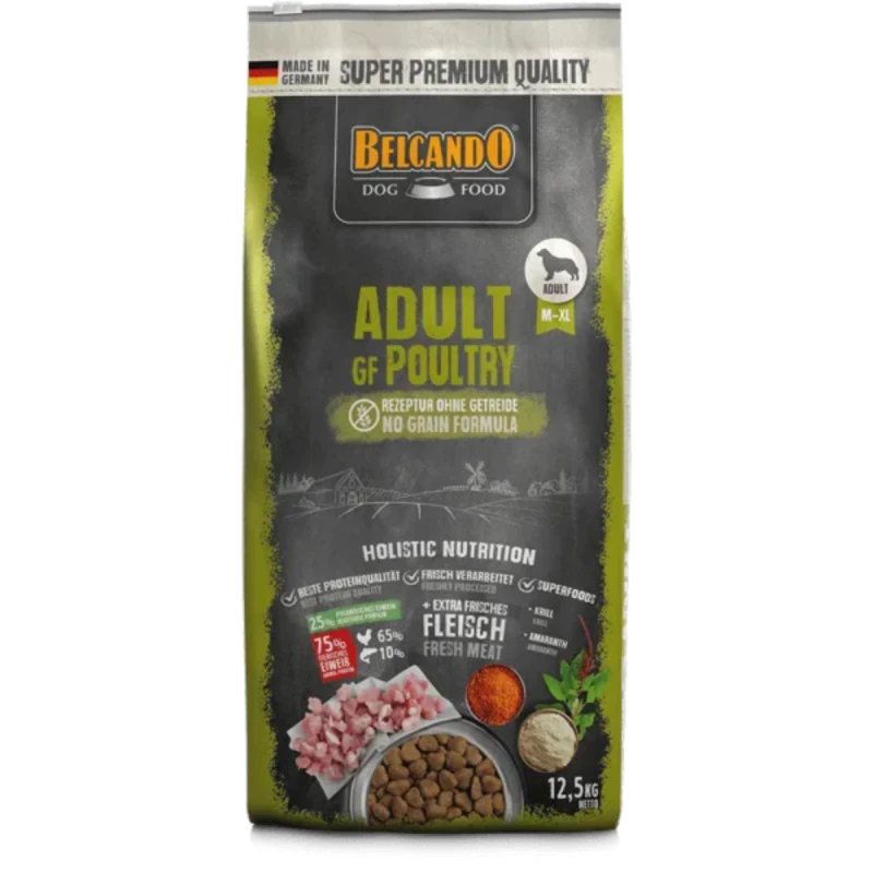 Hrana uscata BELCANDO ADULT GF POULTRY, 12.5 kg