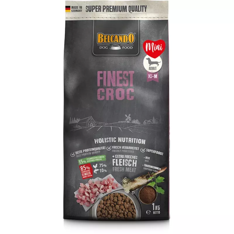 Hrana uscata BELCANDO FINEST CROC, 1 kg
