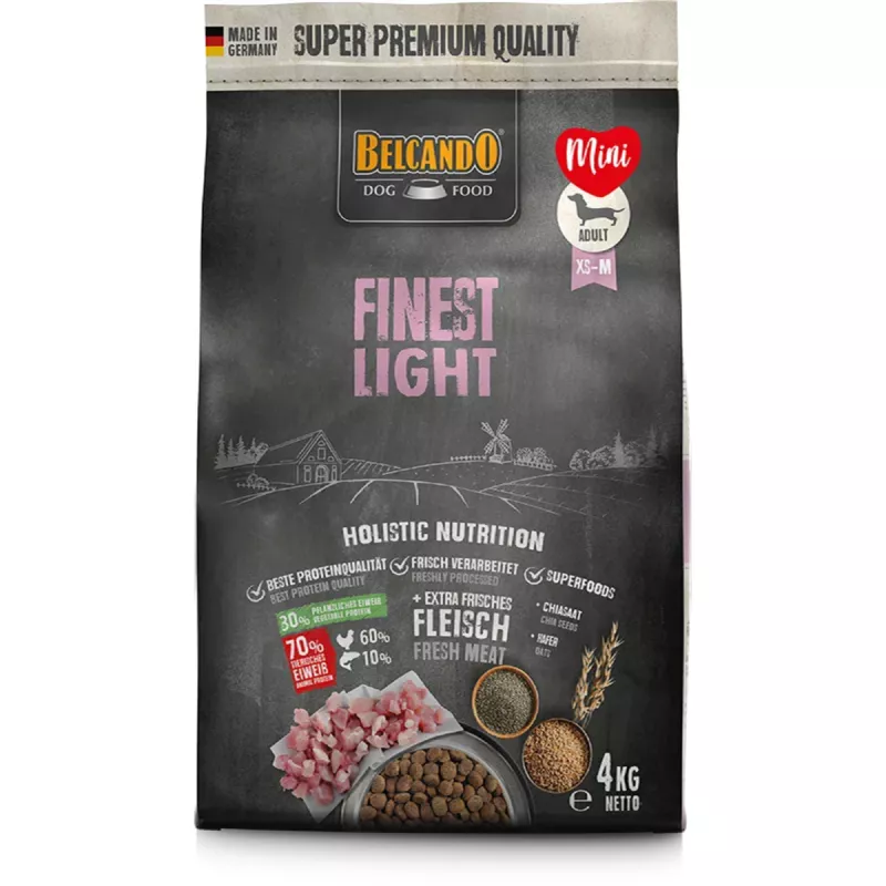 Сухой корм BELCANDO Finest Light, 4 кг
