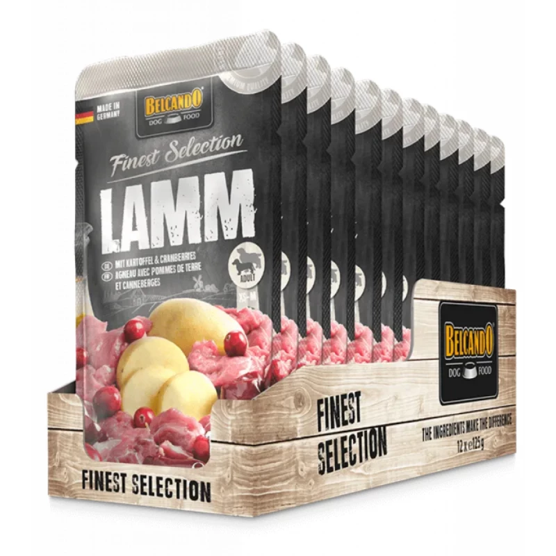 Hrana umeda BELCANDO LAMB, 0.125 kg, 12 buc