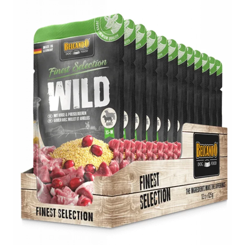 Hrana umeda BELCANDO VENISON, 0.125 kg, 12 buc