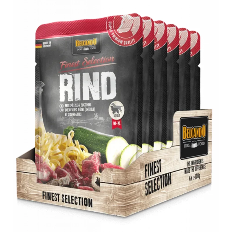 Hrana umeda BELCANDO BEEF, 0.3 kg, 6 buc