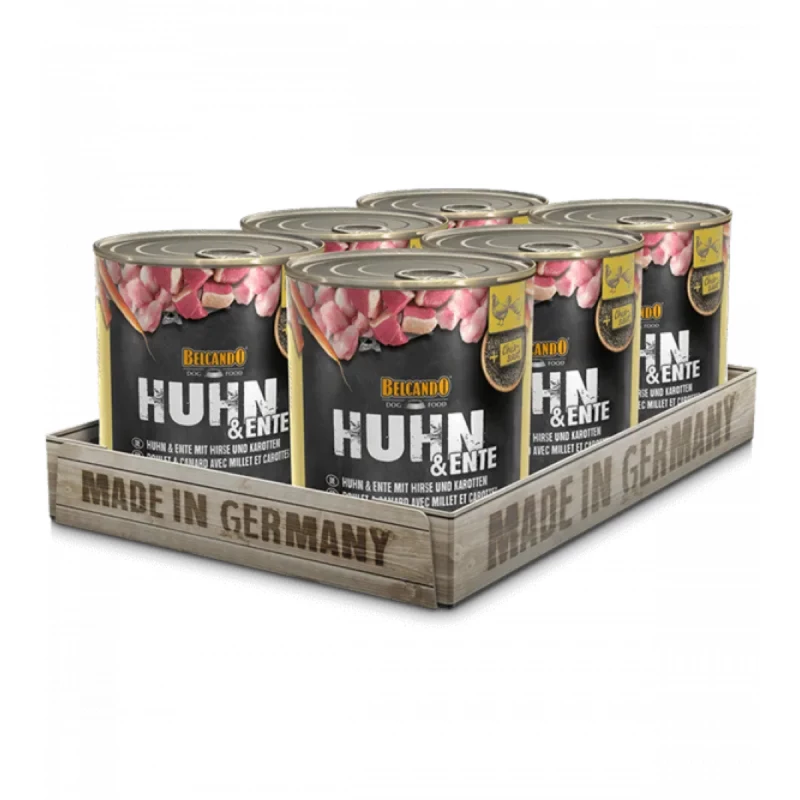 Hrana umeda BELCANDO CHICKEN & DUCK, 0.8 kg, 6 buc