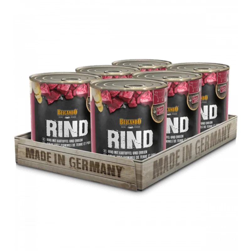 Hrana umeda BELCANDO BEEF, 0.8 kg, 6 buc