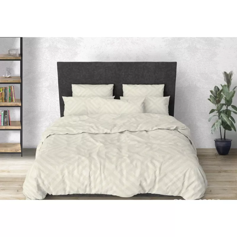 Lenjerie de pat CTEXTIL GROUP 
 2.2 DESIGNROMB, 2 persoane Euro, Calico lux