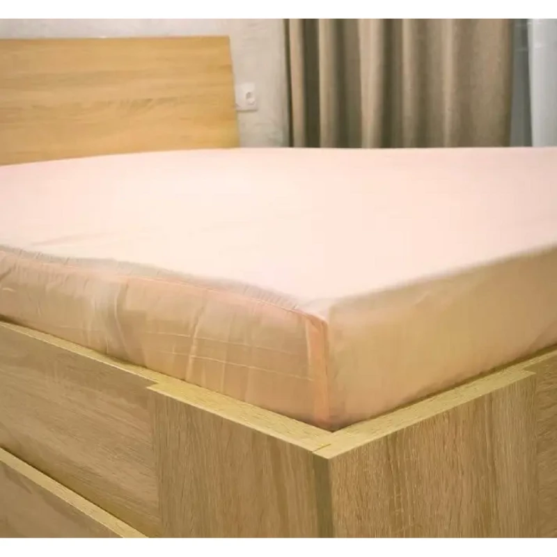 Простынь CTEXTIL GROUP 
 бязь однотнный, 200 x 180 x 30 см, Розовый