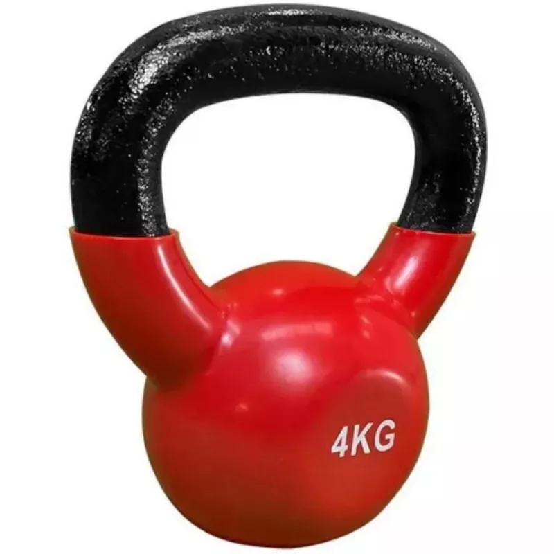 Гиря Arena 801384 чугунная с виниловым покрытием 4 кг