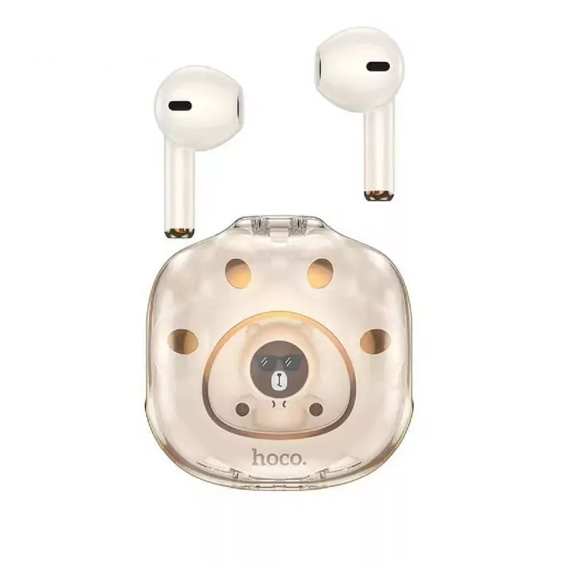 Беспроводные наушники Hoco DES36 Cool BearBT Khaki