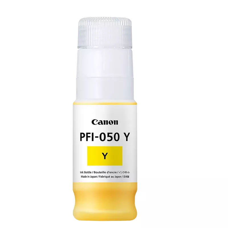 Cartus cerneala CANON PFI--050 YELLOW, 70ML, FOR IMAGEPROGRAF TC-20/ TC-20M
