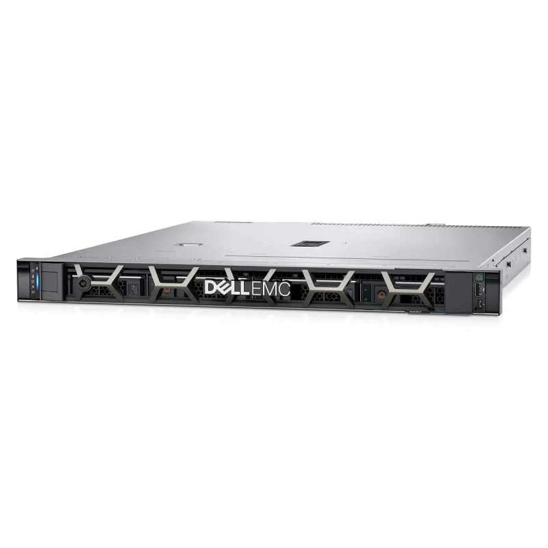 Server DELL POWEREDGE R250 1U RACK, Intel Xeon E-2314 (2.8GHz, 8M, 4C/4T, 65W), 1x16GB UDIMM DDR4 RAM, 2TB HDD SATA, (Chassis 4x3.5" Hot-Plug HDD), iDRAC9 Basic, On-Board LOM Broadcom 5720 Dual Port 1Gb, TPM 2.0 V3, Single Hot-Plug 700W PSU Titanium, 1U/2U Static Rails.