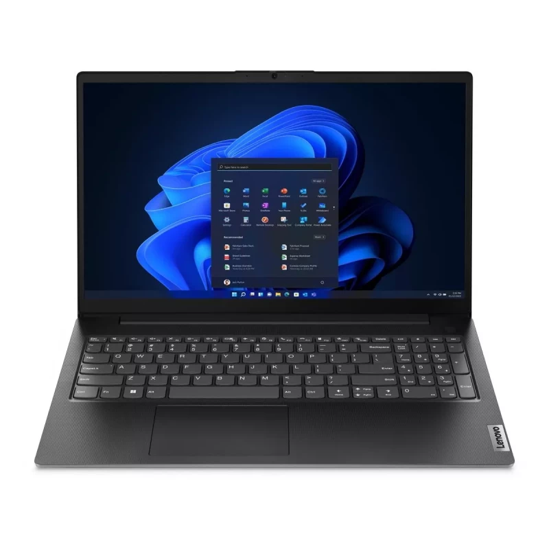 Laptop LENOVO 15.6" V15 G4 AMN Black, FHD IPS AG 300 nits (Intel® Core™ i7-1355U, 8GB LPDDR4 soldered + 8Gb SO-DIMM DDR4, 512GB SSD M.2 2242, PCIe NVMe, WiFi 11ac 2x2 + BT5.0, Intel Graphics, 1x USB-C 3.2 Gen1, RJ45, HDMI, 2x USB3.2-A, Spill-Resistant KB