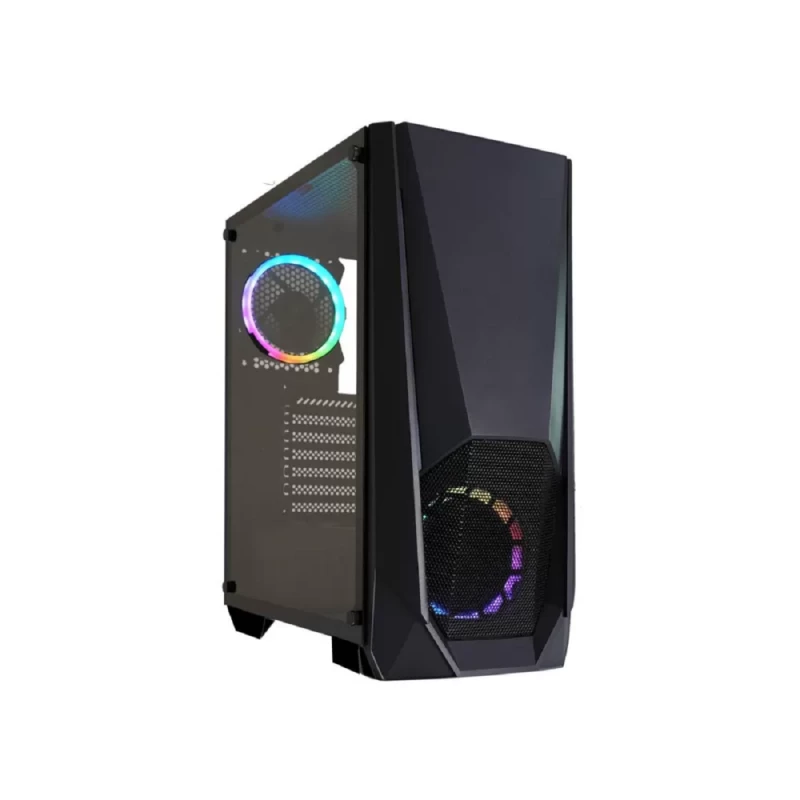 Carcasa fara PSU XILENCE "X505.ARGB" Xilent Blast ATX Case, without PSU, with Tempered Glass Side Panel, Mesh Front: 1x ARGB PWM Fan, Rear: 1xARGB PWM fan, Tool-free HDD, VGA installation, 2x 3.5"/ 4x 2.5", 2x USB 3.0, 1x USB 2.0, 1x Mic, 1xHeadphones, ARGB/PWM Cont