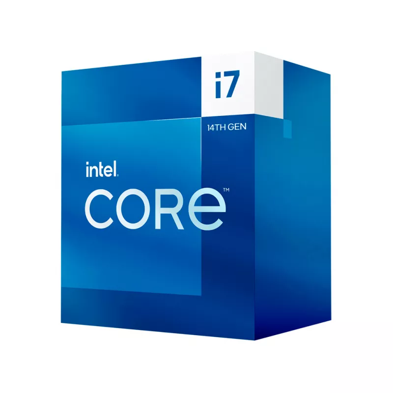 Процессор INTEL Core™ i7-14700F, Box, S1700, 1.5-5.4GHz, 20C (8P+12Е) / 28T, 33MB L3 + 28MB L2 Cache, No Integrated GPU, 10nm 65W