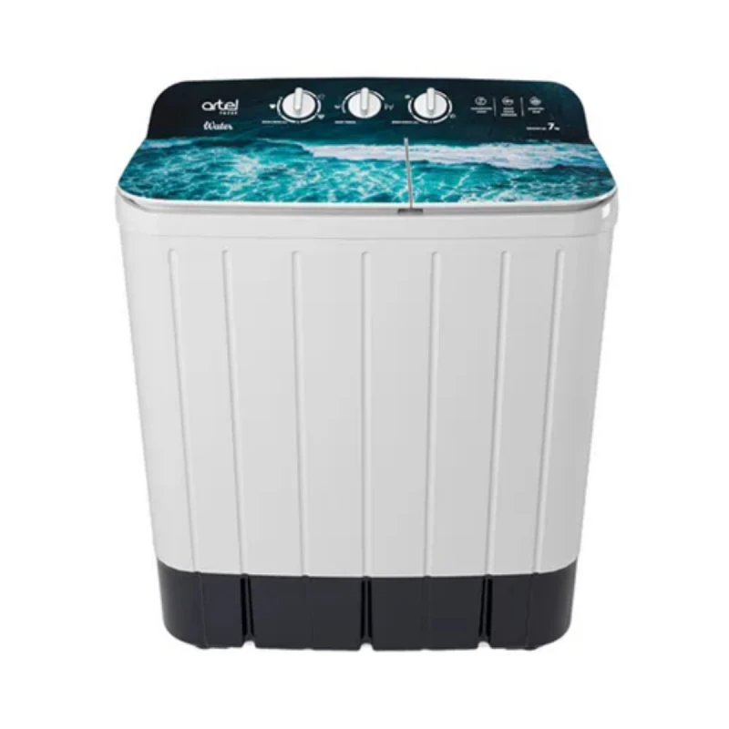 Стиральная машина полуавтомат ARTEL TG 70 P Water 02, 7 кг, 1300 об/мин, Белый, Синий, A