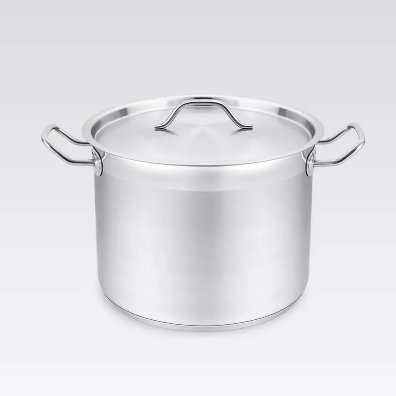 Cratita cu capac Maestro MR-3518-28, 12 l, 28 cm, Inox