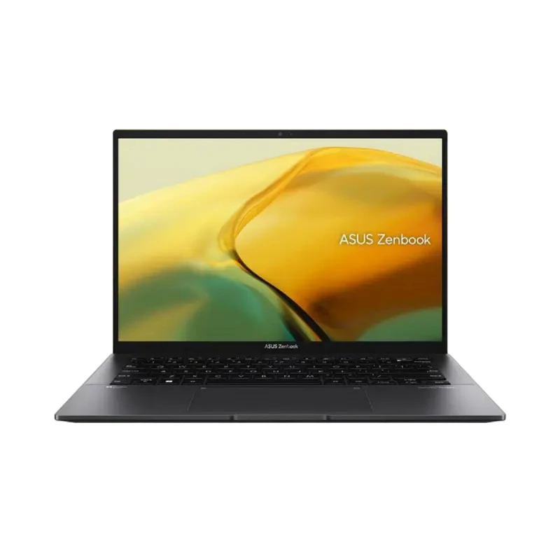Laptop ASUS 14.0" Zenbook 14 UM3402YA Jade Black, WQXGA (2560x1600) Non-glare, AMD Ryzen 7 7730U (8x Core, 2.0GHz - 4.5GHz, 16Mb), 16Gb (Onboard) LPDDR4X, 1Tb PCIE, AMD Radeon Graphics, HDMI, 802.11ax, Bluetooth, 2x USB-C DP, 1x USB-A,
