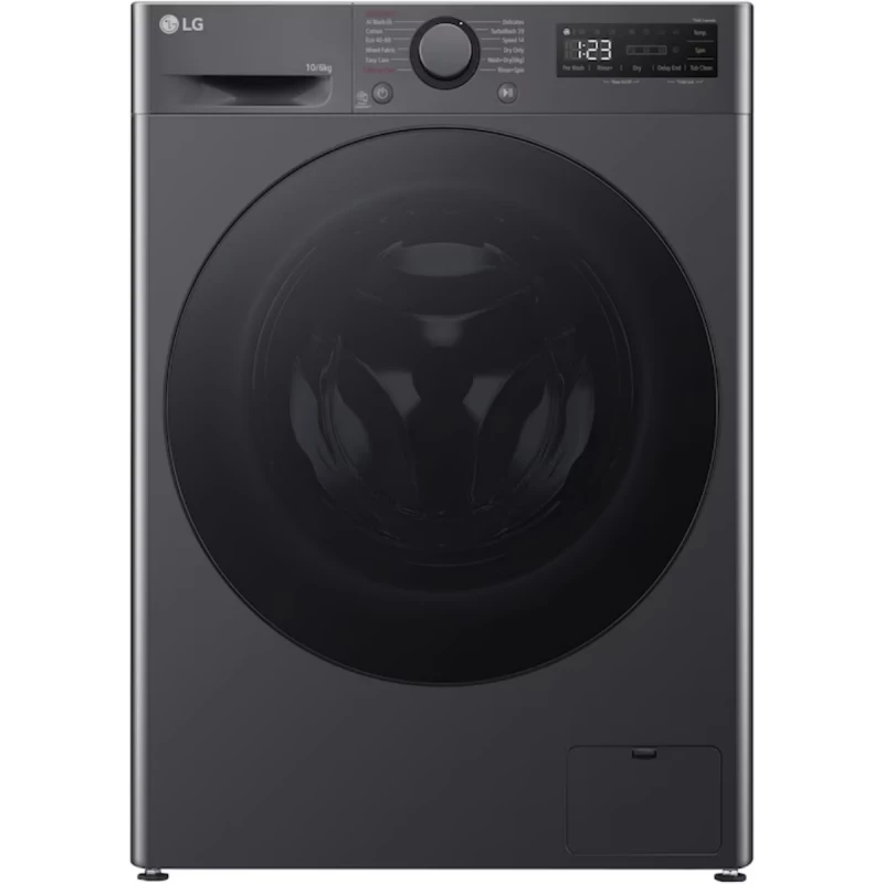 Masina de spalat rufe cu uscator LG F4DR510S2M, Standard, 10 kg, 1400 rpm, 12 programe, Negru, A