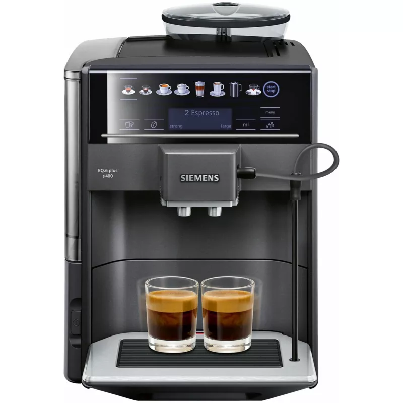 Aparat de cafea SIEMENS TE654319RW, 1500 W, 1.7 l, Gri, Negru