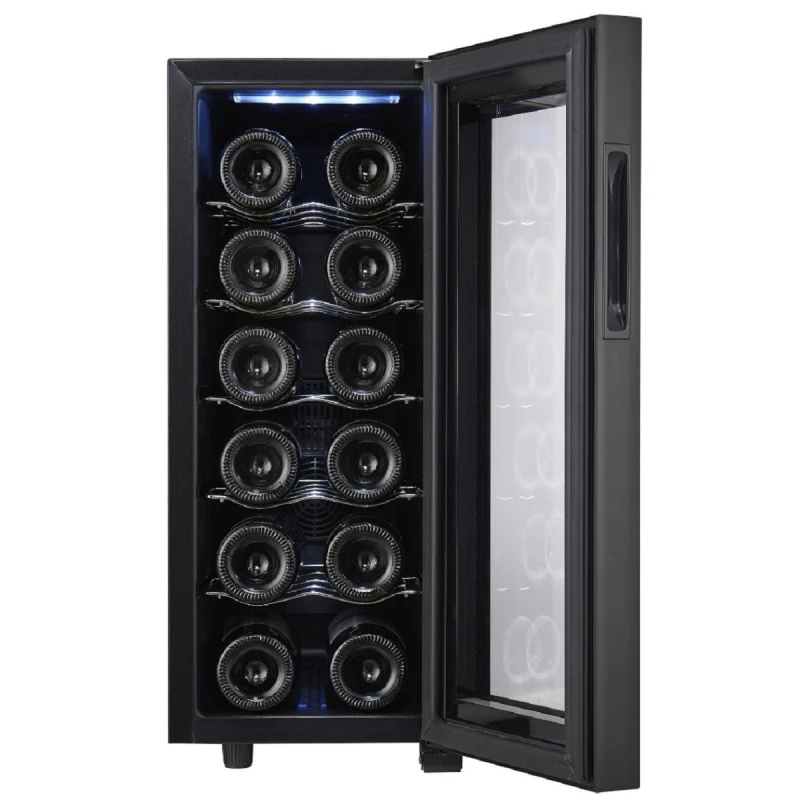 Dulap/Frigider pentru vin ADLER AD 8083, 14 sticle, 61 cm, Negru, G