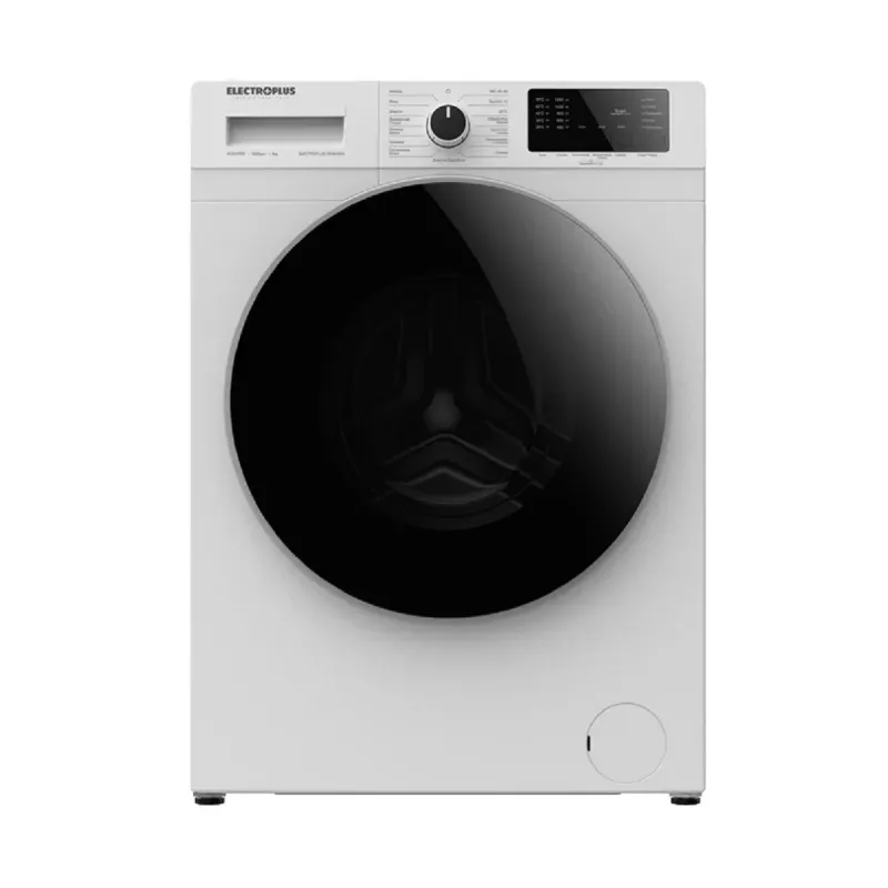 Стиральная машина ELECTROPLUS EWM 8WH, Полноразмерная, 8 кг, Белый, Черный, A+