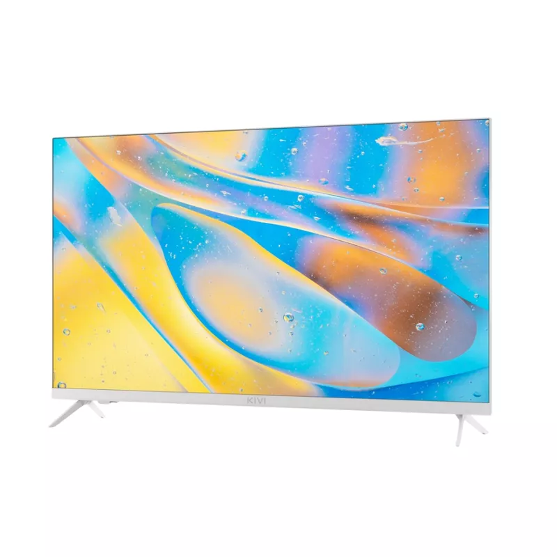 Televizor KIVI 32" LED SMART TV 32H760QW, 1366X768 HD, ANDROID TV, WHITE, DLED, (Google Android TV), MEMC, 3x HDMI, 2x USB, Headphone jack 3.5 mm, WiFi, DVB-T/T2/C, OSD Language: ENG, RU, RO, Sound by JVC, Speakers 2x8W