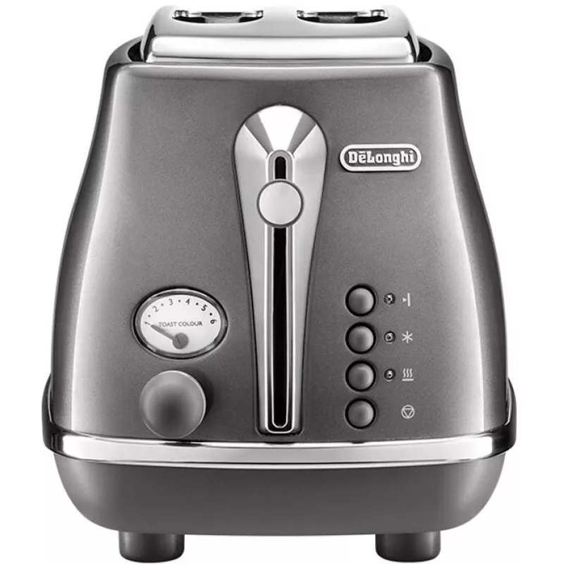 Prajitor de pâine Delonghi CTOT 2103 GY, 900 W, Gri