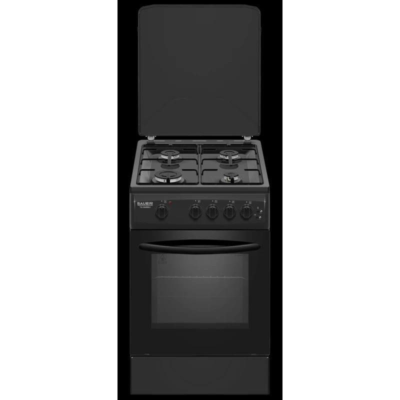 Aragaz BAUER TG 5640 BLI, 58 L, 50 cm, Negru mat